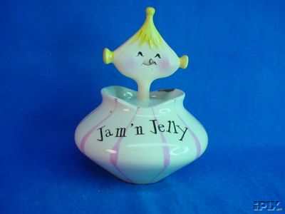 1958 Holt Howard Pixieware Jam & Jelly Jar 